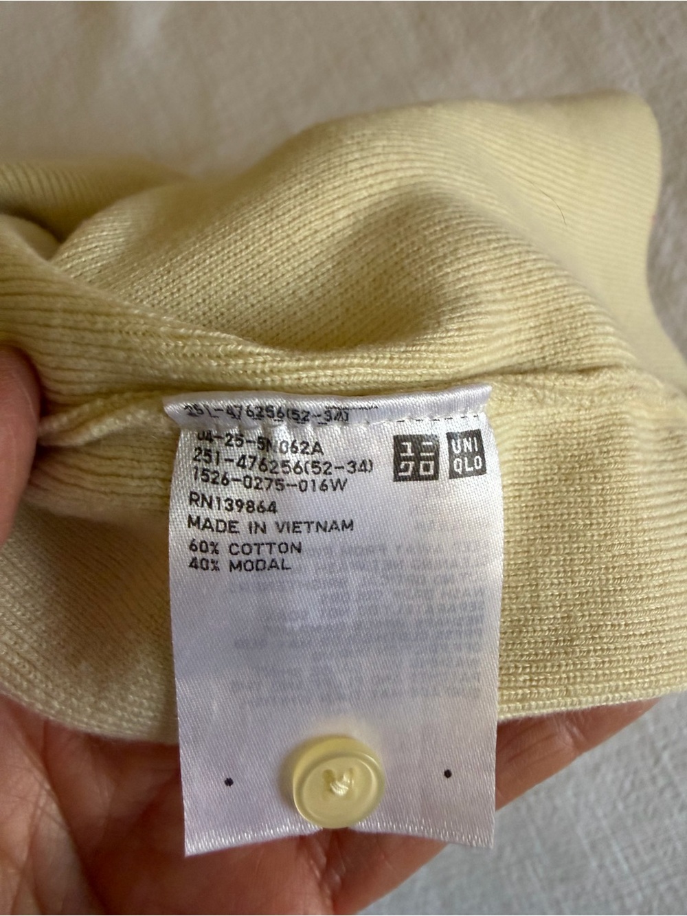 Uniqlo P Yellow Polo-Knit Short Sleeve Top - Picture 7 of 9